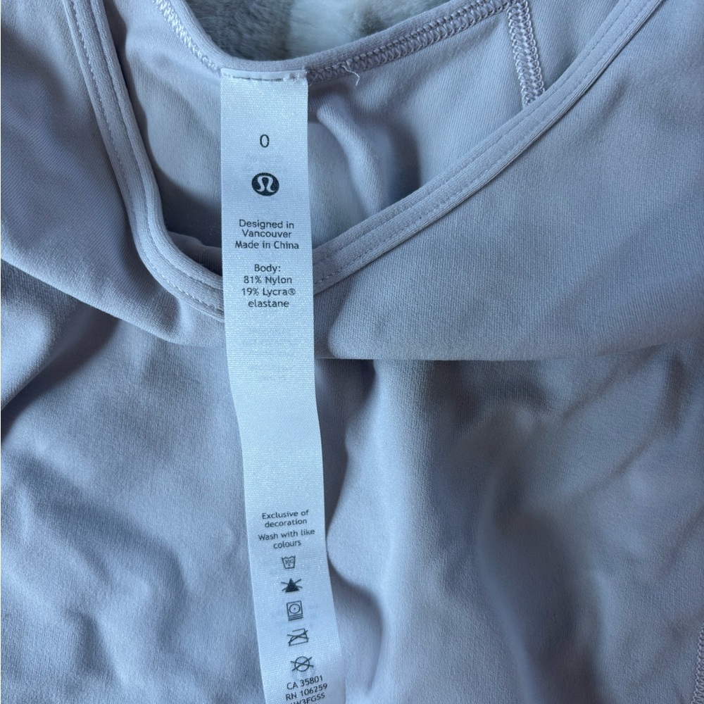 Lululemon- Light Gray Align Tee - image 3